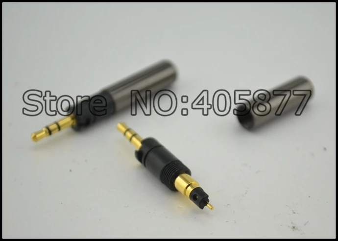 10pieces 2 5mm 3Pin For Senn heiser HD598 HD558 HD518 headphone Jack Plug