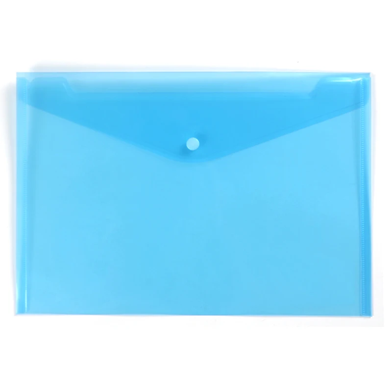 20 шт пластиковые конверты-пластиковый конверт с кнопки пластиковые папки премиум качества папка для документов A4 Размеры