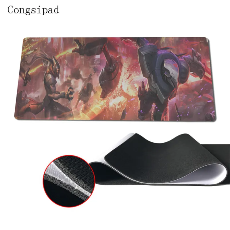 Congsipad самый популярный дизайн коврик для мыши League of Legend Zed большой игровой оверлок