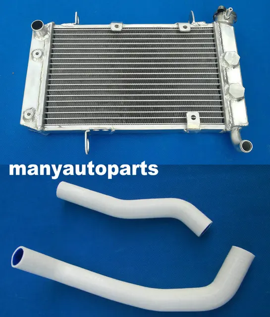 Full Aluminum Radiator For 2003-2008 Suzuki LT-Z400, KFX400, DVX400 ATV – Direct Fit, Vacuum Brazed Core