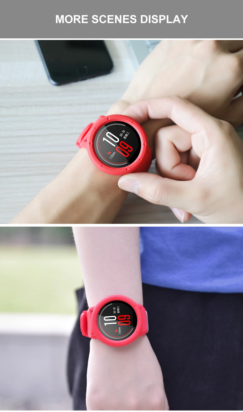 SIKAI тонкий корпус рамка для Xiaomi Huami Amazfit Pace Замена ПК корпус часов Полные Защитные чехлы для huami 1 amazift