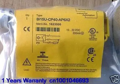 

DHL/EUB 5pcs New Turck Proximity Sensor BI15U-CP40-AP6X2 15-18
