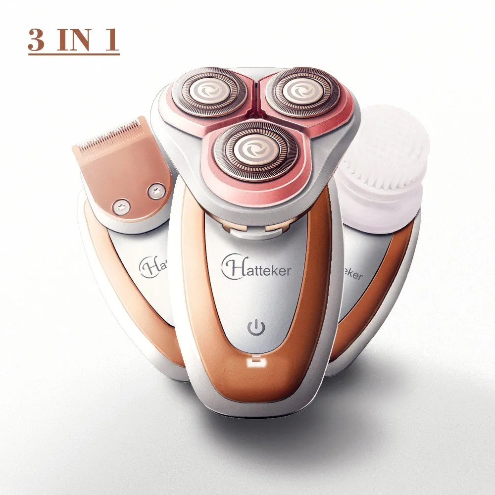 

3in1 women's Painless Facial Hair Remover legs hair removal women razor bikini lady shaver body shaver female shaving machine
