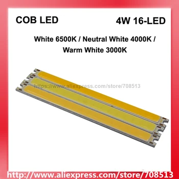 

SBS COB 4W 16-LED 500mA White 6500K / Neutral White 4000K / Warm White 3000K COB LED Emitter ( 1 pc )