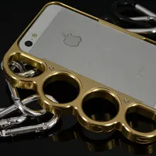 Алюминиевый сплав бампер для IPhone 7 7 plus Мода Господь Кольца Knuckles Finger Телефон кадров чехол 4,7/5,5 дюймов