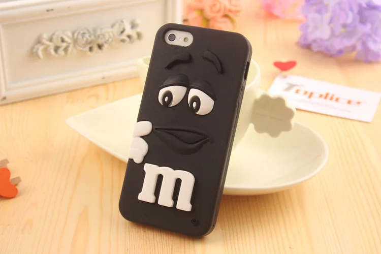 Мультяшный M& M's Chocolate Candy резиновый чехол для телефона для iPhone 6 6S 7 Plus, лучшее качество, Мягкая силиконовая задняя крышка, Fundas