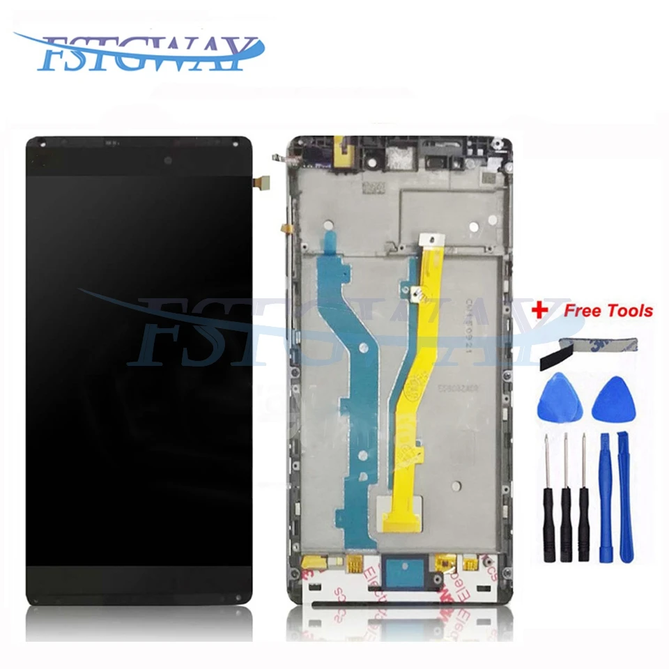 

FSTGWAY 5.5"inch LCD Display+Touch For Alcatel One Touch M823 N1 Max Orange Nura lcd screenWith Frame +Tools