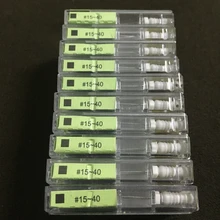 10 пакетов Niti зубные к-файлы 21 мм#15-40 Эндодонтический корневой канал ручного использования K файл(6 шт в упаковке