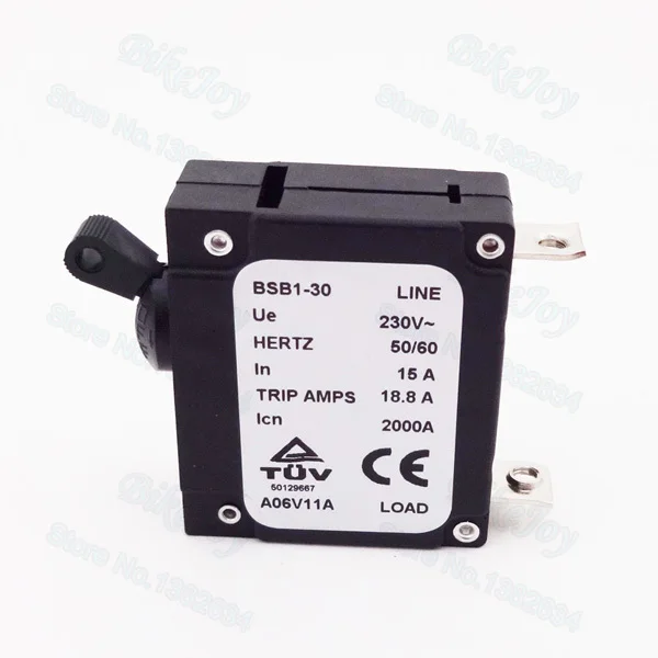 

15A In Generator Circuit Breaker 18.8A Trip Amps 230V BSB1-30 2000A 50/60 HERTZ