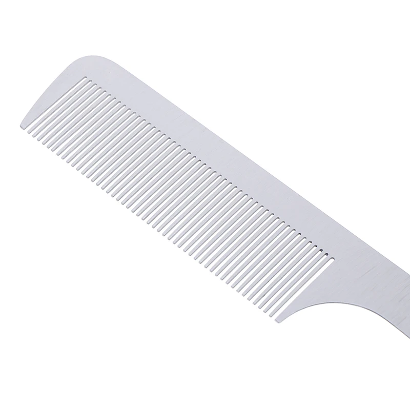 Stainless Steel Hair Brush Comb Hairdressing Hairbrush Comb Salon Anti-static Hair Cutting Comb Ultra-thin Hot Sale