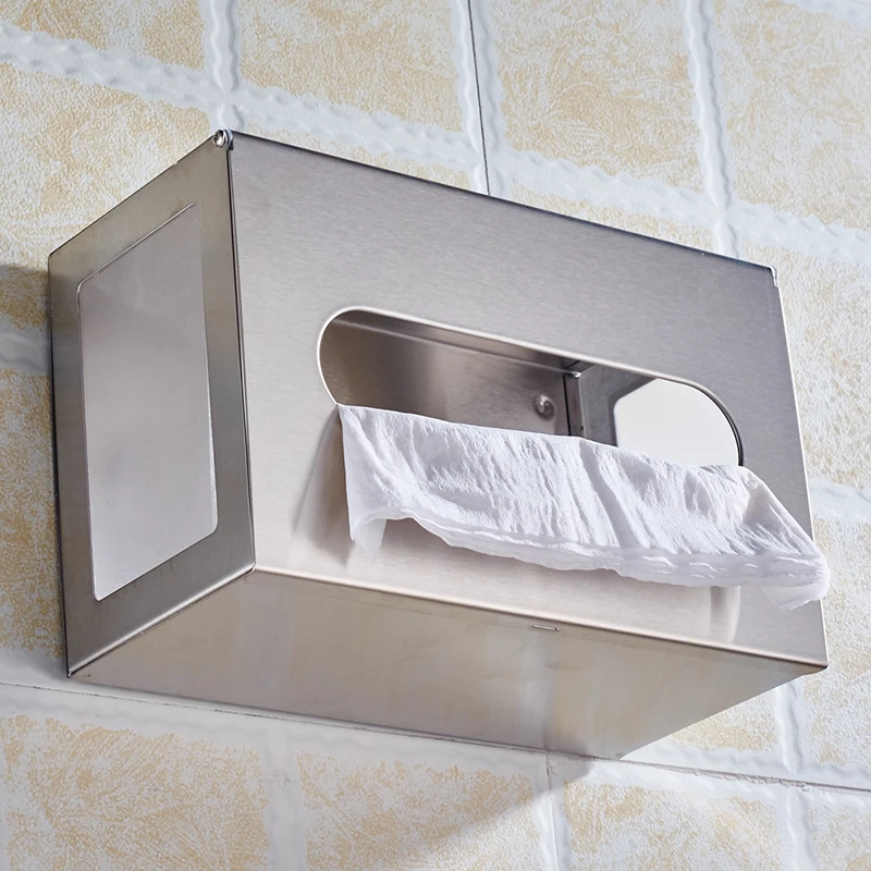 IWJOO Office Storage Tissue Box Bathroom Stainless Steel Paper Towel Holder Wall Mount Toilet Multipurpose Toilet Paper Holder IWJOO Office Storage Tissue Box Bathroom Stainless Steel Paper Towel Holder Wall Mount Toilet Multipurpose Toilet Paper Holder