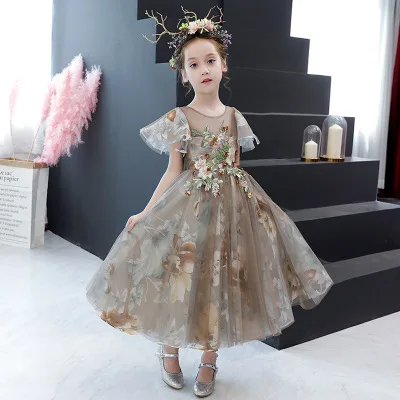 Children Princess Dresses Flower 4 Year Vestidos Meninas Festa Summer | Детская одежда и обувь