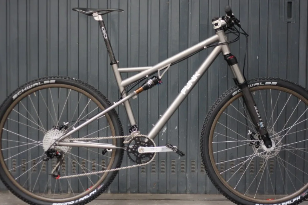 Полностью подвесная титановая рама для горного велосипеда|titanium mountain bike frame|bike
