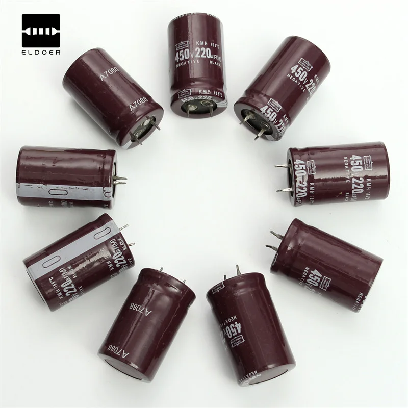 Hot Sale 10pcs/lot Electrolytic Capacitors 450V 220UF 220UF 450V 25