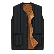Мужская куртка без рукавов Veste homme зимний флисовый жилет для мужчин полосатый теплый жилет мужской с множеством карманов мужской жилет