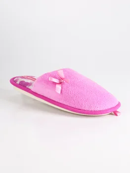 

DE FONSECA fabric slippers velvet effect with bow-Fuxia