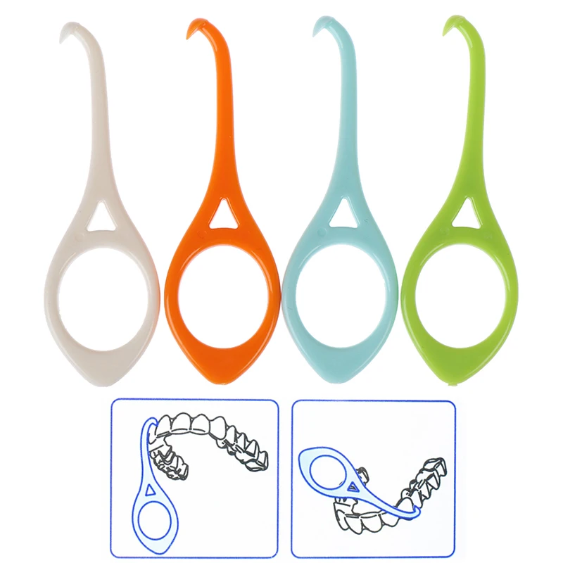 1 шт./компл. хорошее Ортодонтическая щеточка Выравнивателя охотника жидкость для снятия Невидимый съемными бретелями прозрачный выравниватель для удаления синий/зеленый/белый