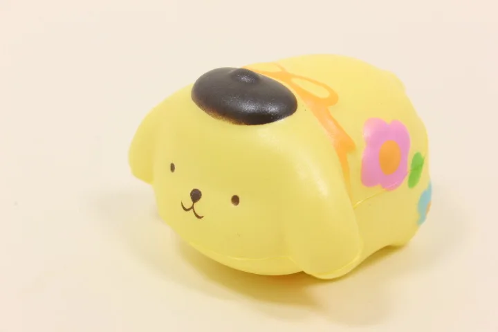 20 шт.) Редкие squishy пудинг собака squishiee мягкая игрушка 10 см* см 6 9 см, замедлить рост дешевые подарок для детей - Цвет: Жёлтый / золотой