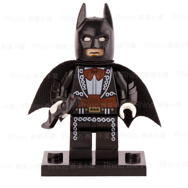 Koop SingleSale POGO Pak Batman met Rode Stropdas Movie 2017 Justice League SUPER HEROES minifig Monteren Bouwstenen Kinderen Speelgoed