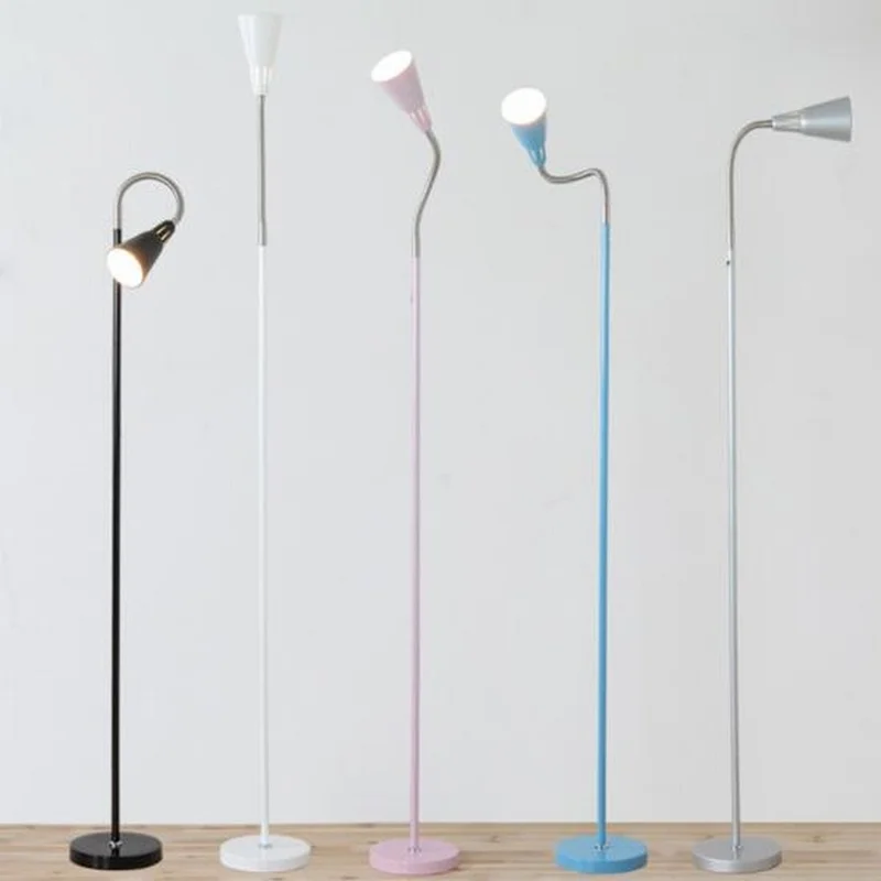 

Simple modern metal floor lamp creative adjustable living room study bedside floor lights reading standing lamp mx6301201