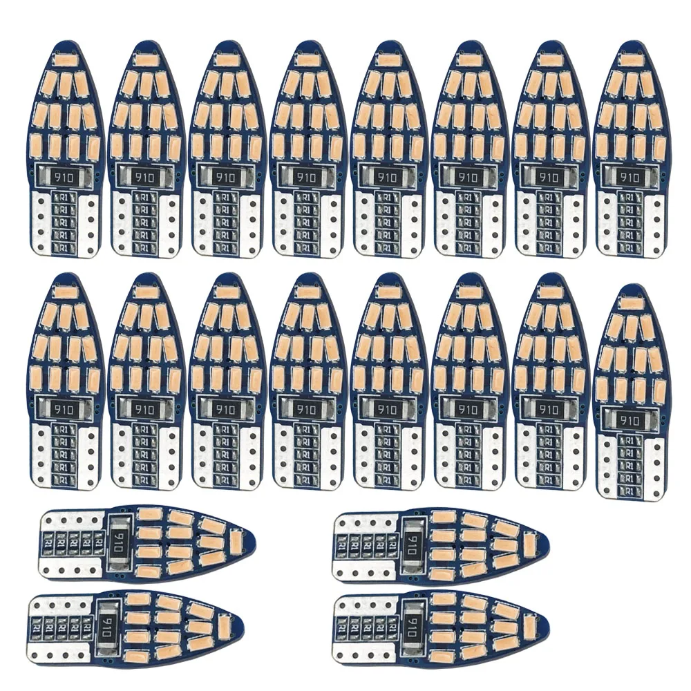 YSY 30 шт. Canbus T10 26smd 3014 Светодиодная автомобильная лампа W5W t10 LED canbus 194 без ошибок