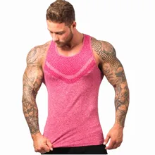 Летние Новые повседневные Модные мужские спортивные майки без рукавов топы штаны для бега фитнес воздухопроницаемость Быстросохнущий жилет для бодибилдинга