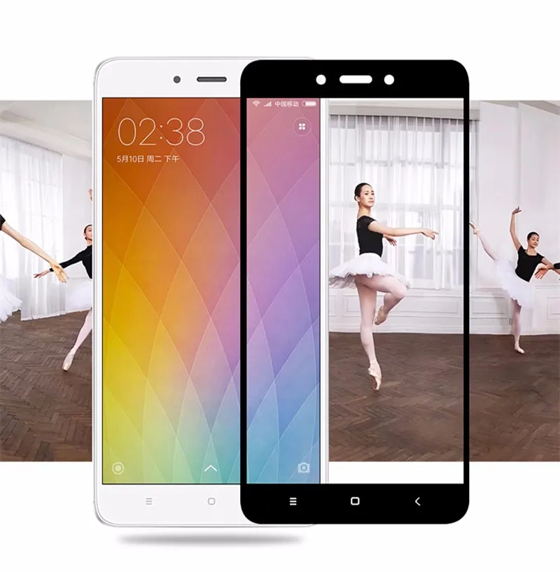 Защитное стекло закаленное 9H 2.5D для Xiaomi Redmi 4A 4 Prime 4X 3 3S Note Pro|Защитные стёкла и
