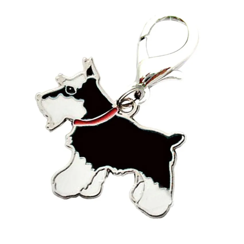 Практичный 2019NEW SchnauzerDog Tag Диск Pet ID аксессуары из эмали воротник с фокусным