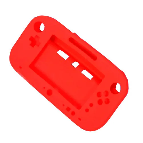 Red Soft Silicone Full Protection Gel Case Cover Sleeve for Nintendo Wii U Gamepadin Video Game