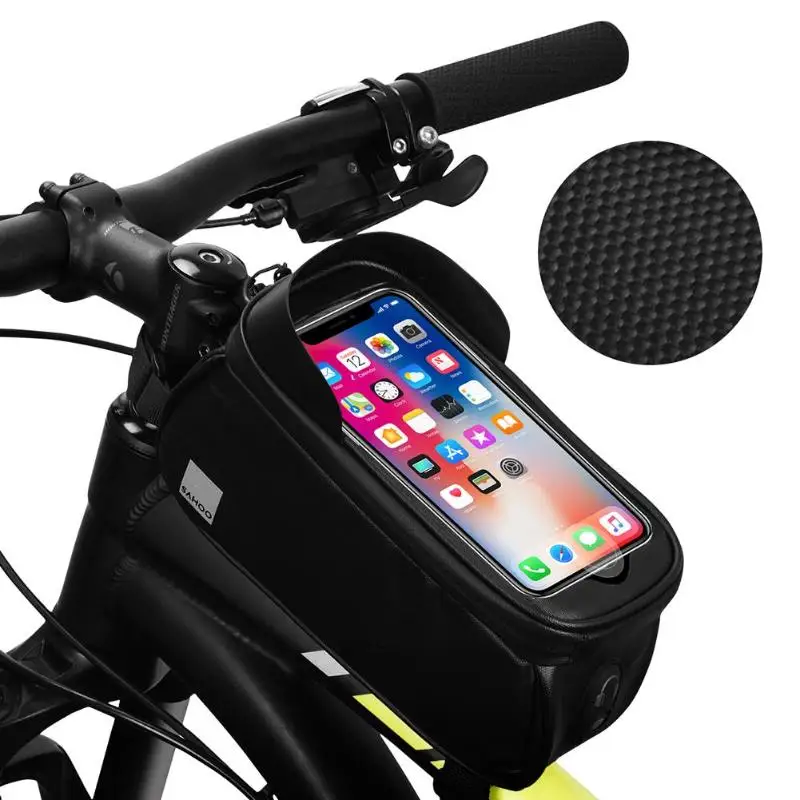 0.8L сенсорный экран от солнца для крепления мобильного телефона на велосипед Телефон сумка велосипед на труба посылка 210*110*110 мм/8,3*4,3 * 4.3in