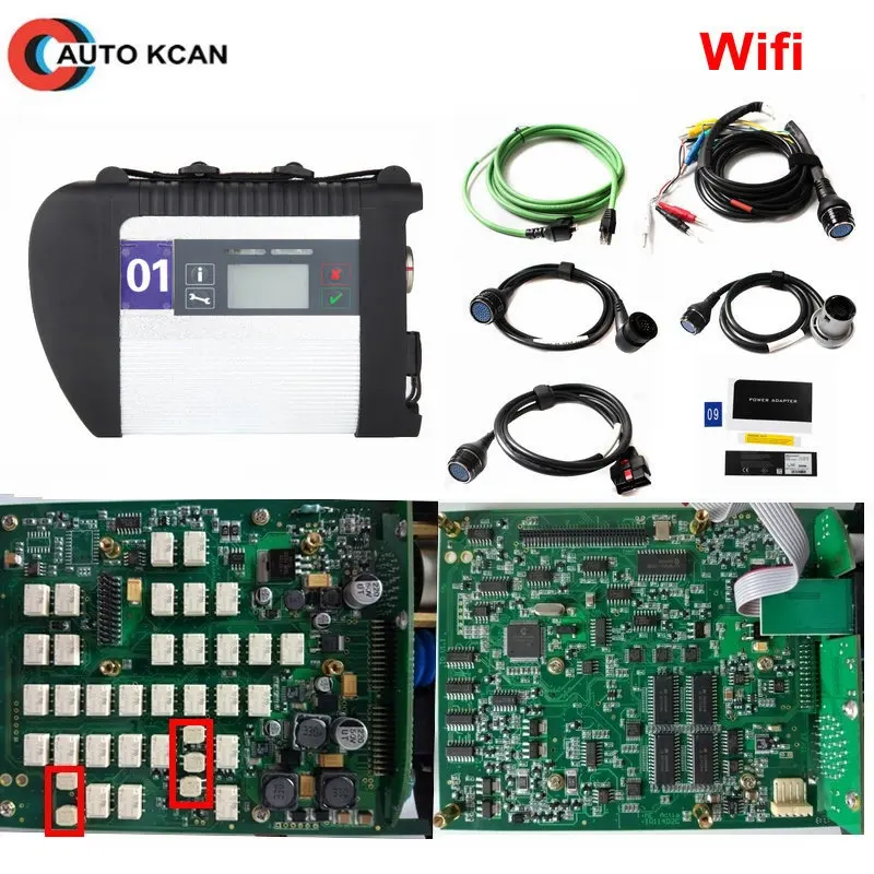  A + + + Chip completo de calidad MB STAR C4/Star C5 con HDD MB SD conectar herramienta de diagnósti