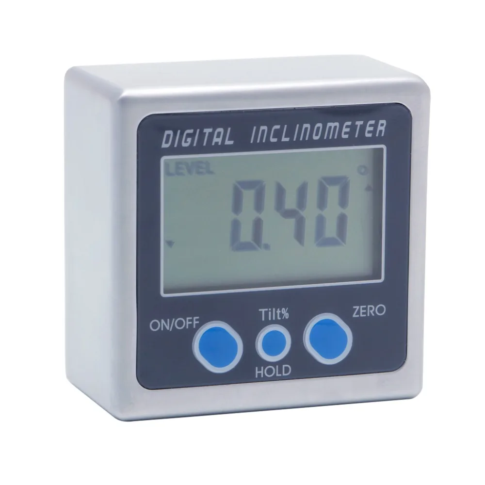 

Digital Angle Gauge Meter Mini Protractor 360 Degree With Magnets Base Inclinometer Teter Tools
