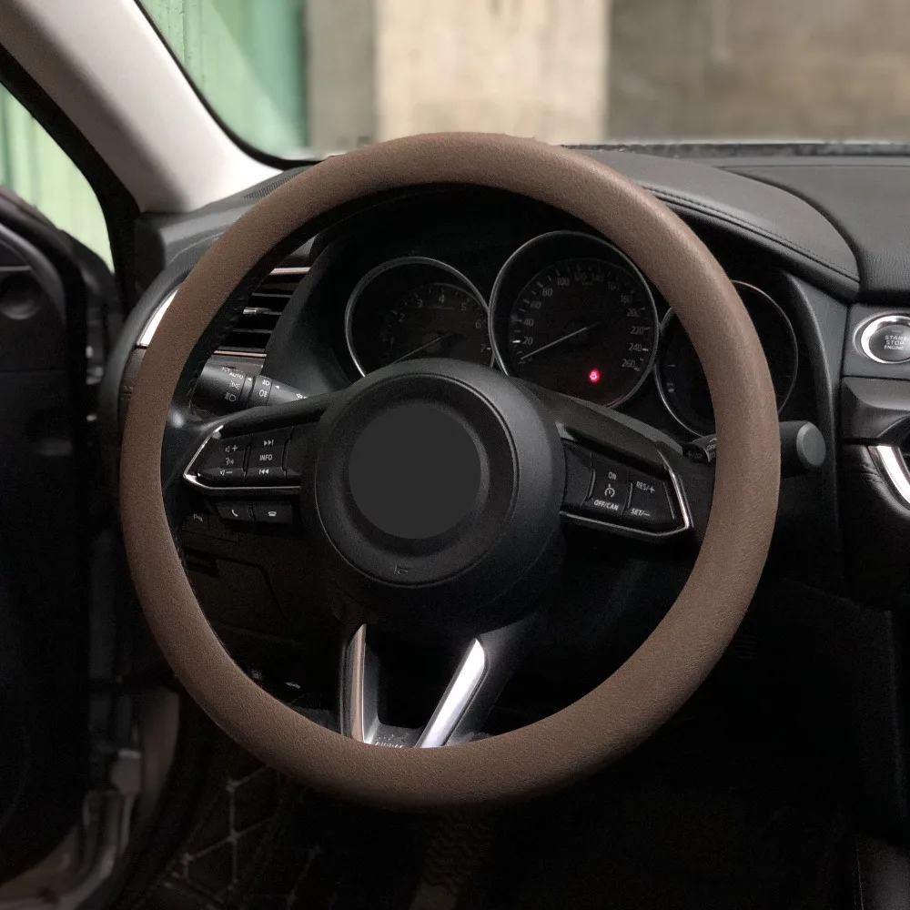 Автомобильный мягкий силиконовый чехол на руль для Ford Mustang Ranger Figo KA Territory FLEX Transit
