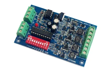 

Constant Current 4CH RGB 350ma*4 DMX512 decoder led controller led dimmer DC12V-36V For led floodlight Free shipping