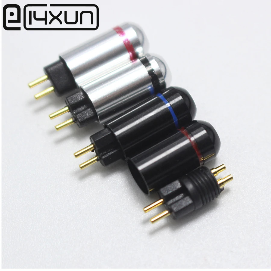 EClyxun 1 пара = 2 шт. 0 78 мм штыри для наушников Westone UM3X W4R UE18 переходник черный