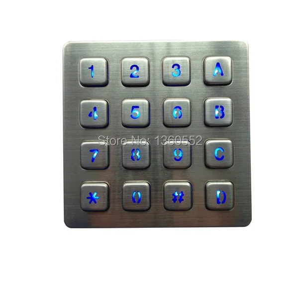 Клавиатура со светодиодной подсветкой 16 клавиш 4 х4 кнопки|keypad watch|button apparelkeypad types |