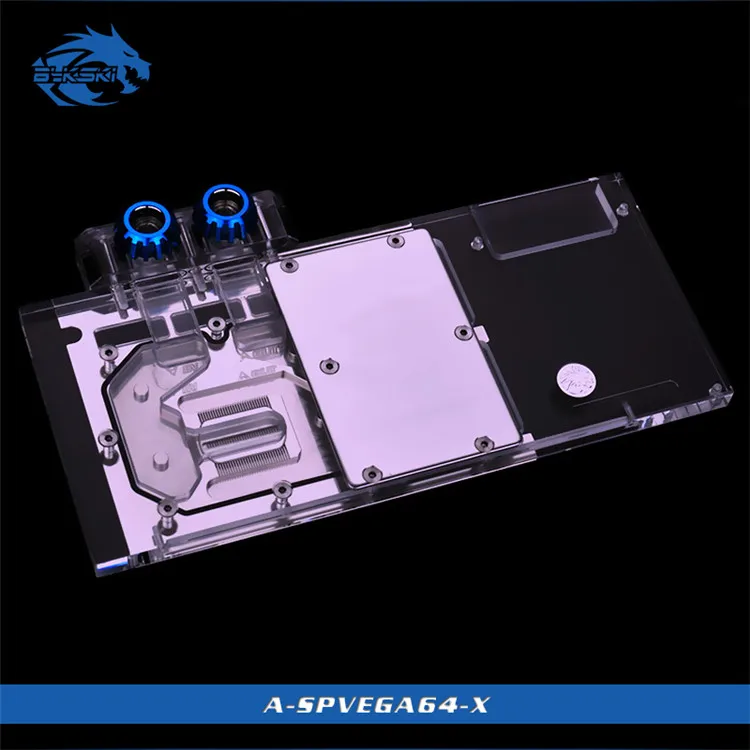 Bykski полный охват GPU водяной блок для Sapphire RX Vega 64 8G HBM2 видеокарта A-SPVEGA64-X