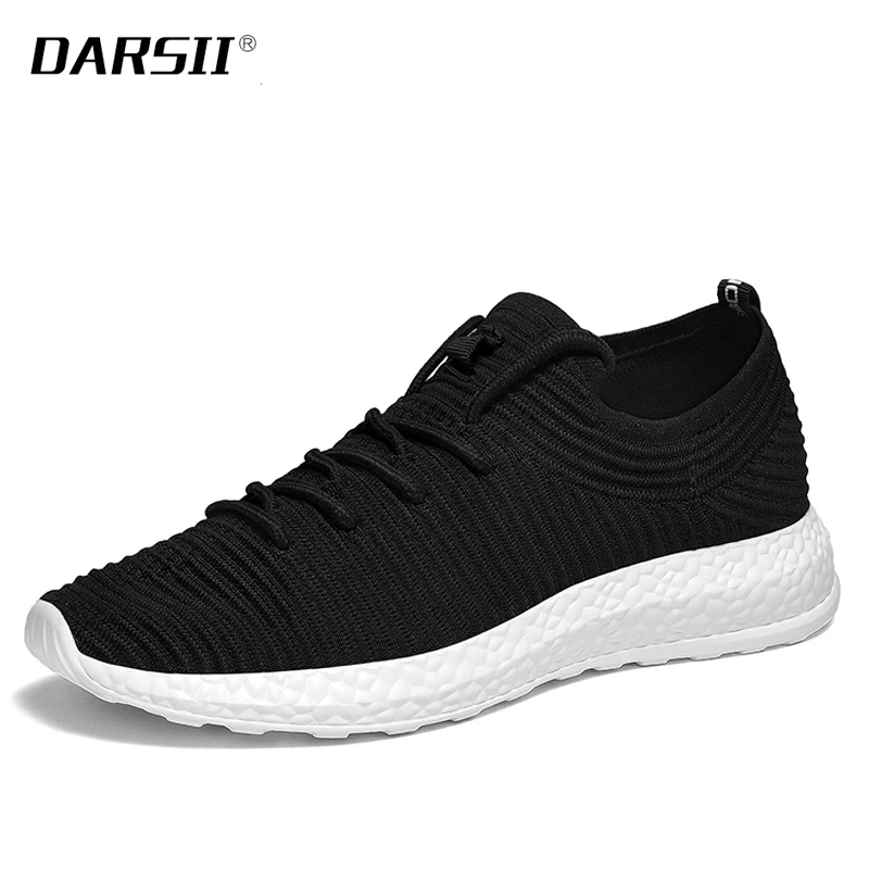 

Flying Weaving Casual Shoes Women Lightweight Breathable Mesh Sneakers Womens Flat Rubber Outdoor Sporting Buty Damskie Black 36
