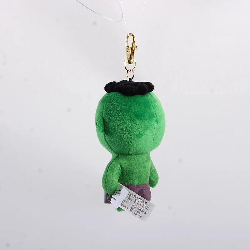11cm llaveros kawaii llavero disney plush keychain PP cotton Hulk Stuffed Animals Plush Toy keychain (9)