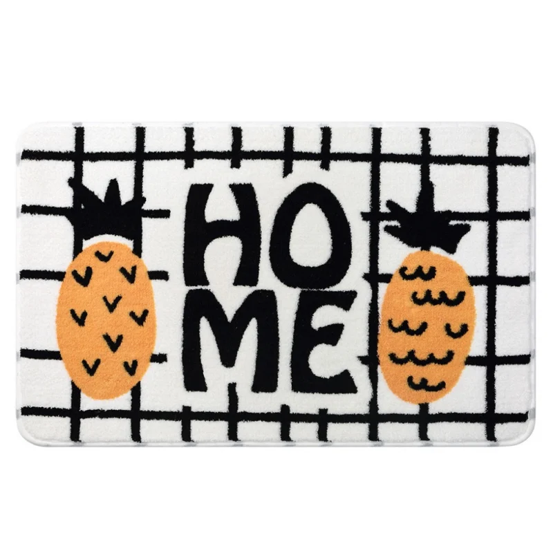 Коврик для ванной комнаты и спальни из флоковой ткани нескользящий коврик супер абсорбирующий дверной коврик