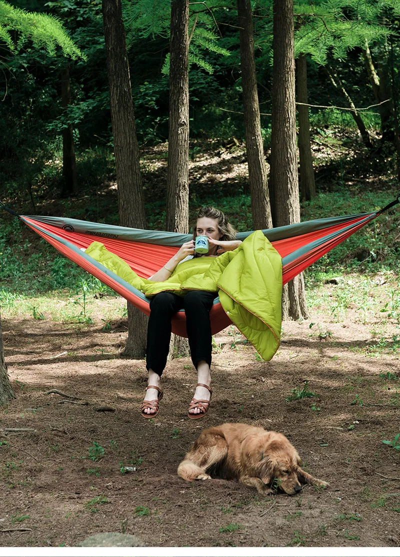 NatureHike открытый Крытый надувной трубчатый гамак спальный тент одиночный двойной подвесной тент общежитии подвесное кресло