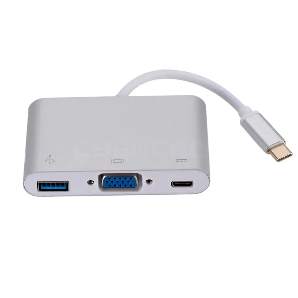 Type-C to VGA 3 in 1_D