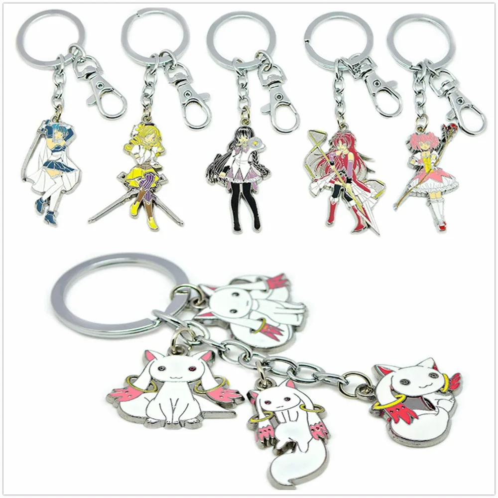 

Puella Magi Madoka Magica Akemi Homura Soul Gem Jewel Pendant Girls Cosplay Accessories Keychains For Costume Six Versions