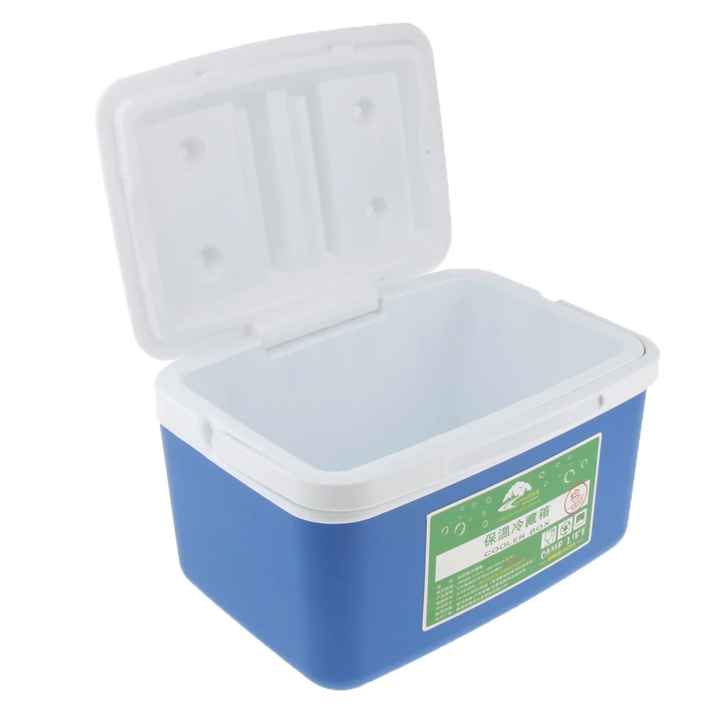 Напольное ведро льда напитки& ящик-охладитель для пищевых продуктов изолированный ящик 8L для дома автомобиля открытый гриль для пикника рыбалки для приготовления пищи в походе