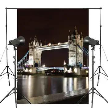

150x210cm Thames River Photography Background London Tower Bridge Architecture Backdrop Studio Props Wall Photography Backdrop