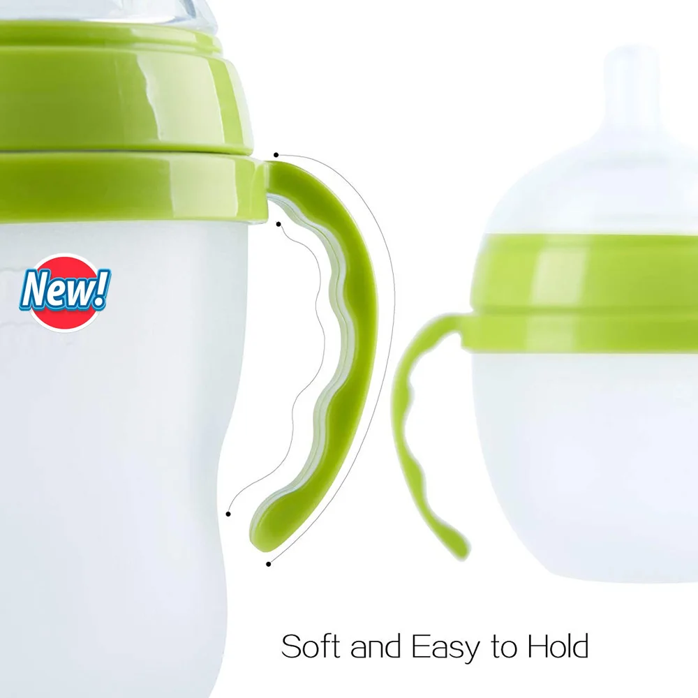 Designed for C.. Free Shipping Co-Feeding Handles for Comotomo Feeding Bottles