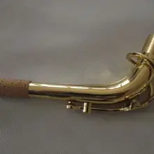 Альт-саксофон шеи золотой лак голову совместных = 23,5 мм