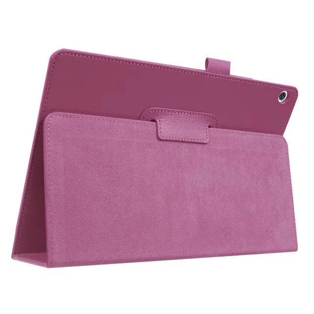 Чехол для huawei MediaPad M3 Lite 10 10,1 BAH-W09 BAH-AL00, складной чехол-подставка, защитный чехол для huawei M3 Lite 10, чехол для планшета - Цвет: Purple
