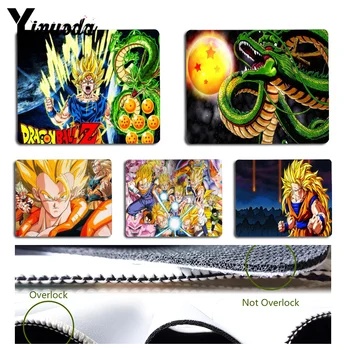 

Yinuoda Simple Design Dragon Ball Z mouse pad gamer play mats Size for 18x22cm 25x29cm Small Mousepad