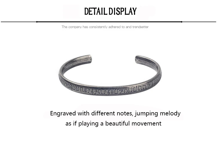 2019-New-Note-Bangle-316L-Stainless-Steel-Couple-Vintage-Cuff-Bracelets-For-Women-Men-Retro-Punk-Bracelets-Viking-Jewelry (16)